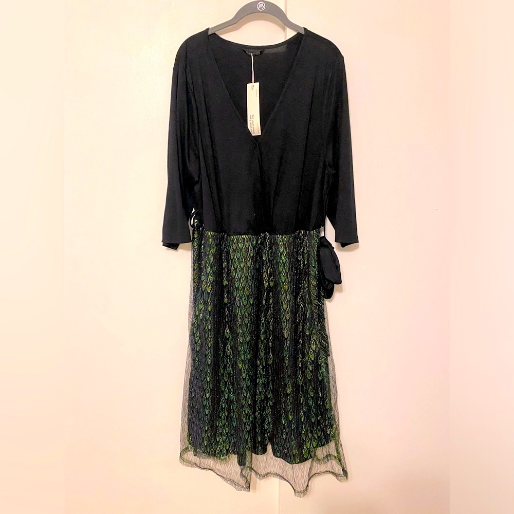 NWT Peacock Cocktail Dress by Bloomchic